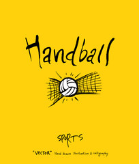 스포츠 포스터 / 손으로 그린 스포츠 그림