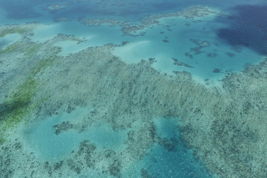 Aerial Great Barrier Reef Queensland