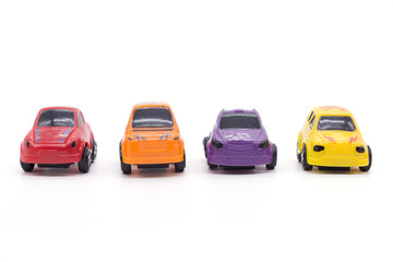 car toy on white background.