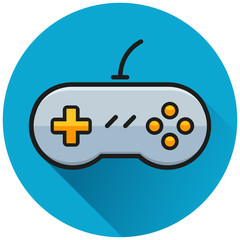 video game controller circle icon