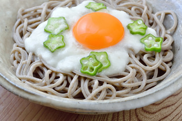 冷やし山芋そば