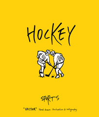 스포츠 포스터 / 손으로 그린 스포츠 그림