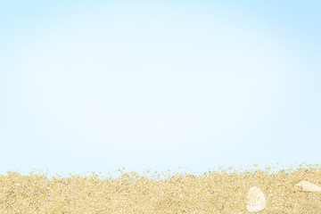 sand on blue