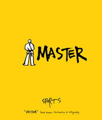 스포츠 포스터 / 손으로 그린 스포츠 그림