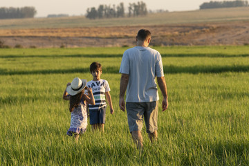 familia campo argentino