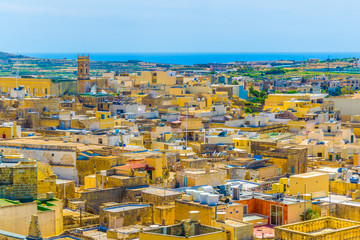 View of the Il-Kastell citadel in Victoria, Gozo, Malta