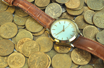 time money coins