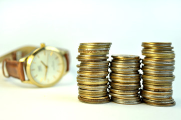 time money coins