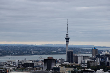 Auckland,New Zealand  -April 29,2016: Auckland View from Mt Victoria Devonport Auckland New Zealand