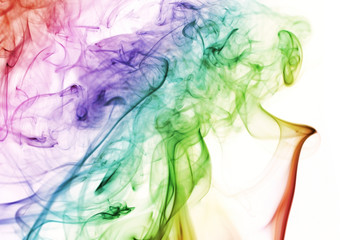 fumée couleurs arrière-plan abstrait