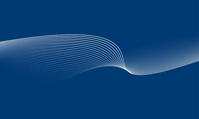 The Dark blue and white vector Abstract background  with wave.