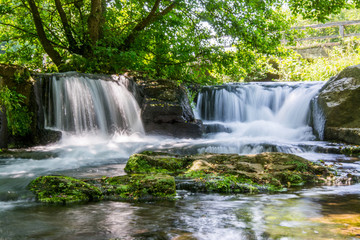 Waterfalls of Monte Gelato in the  Valle del Treja near Mazzano Romano, Lazio, Italy