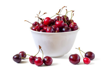 Cherries in a bowl