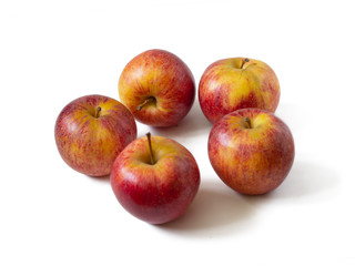 Fototapeta na wymiar Five apples