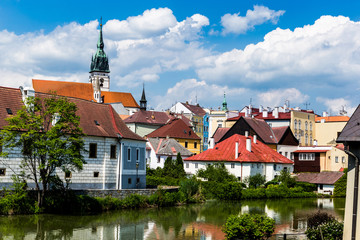 Jindrichuv Hradec. City in South Bohemian region, Czech Republic, Central Europe.