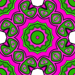 Multicolor geometric fantasy seamless vector illustration. For fashion Design Templates, Wallpaper