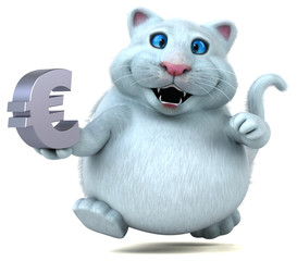 Fun cat - 3D Illustration