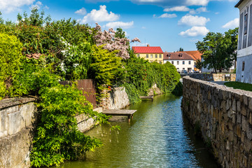 Fototapeta na wymiar Jindrichuv Hradec. City in South Bohemian region, Czech Republic, Central Europe.