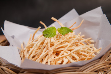 Fish Snack  (Pla Sen) - Background