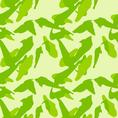 Abstract bright background as UFO camouflage in different shades of green © Ko_Te