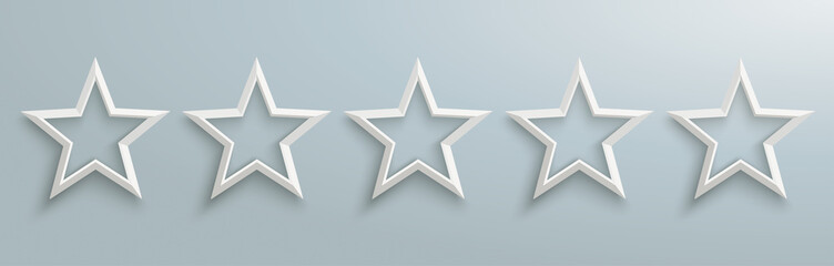 5 Stars Rating Header