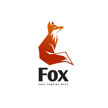 Stand up fox logo