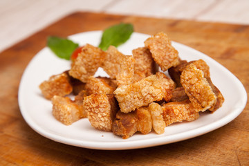 Crispy pork  - background