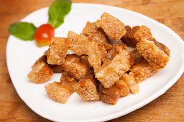 Crispy pork  - background