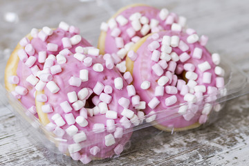 Pink donuts