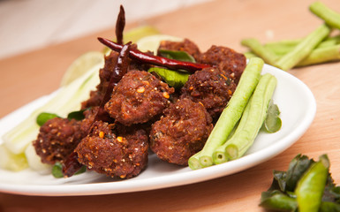 Yam Naem Khao Thot from Thailand - Thai food