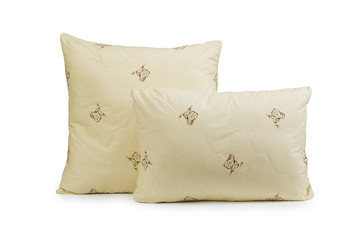 pillow white background two
