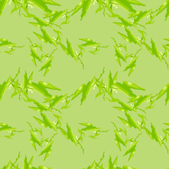 Abstract bright background as UFO camouflage in different shades of green