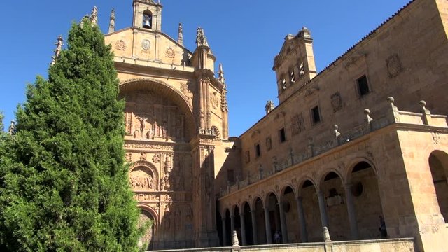 Front of San Esteban Monastery with Tree
