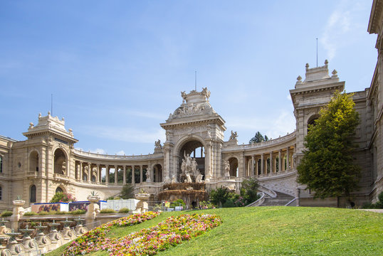 Palais Longchamp in Marseille, France