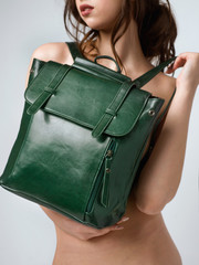 bag naked woman