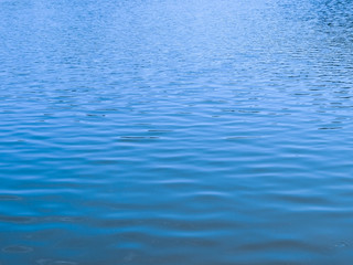 Blue water surface background.