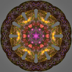abstrakt fraktal mandala