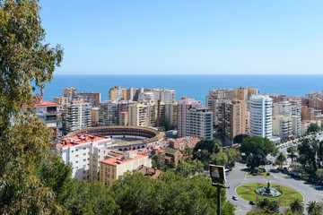 Fototapeta premium Nice Malaga cityscape