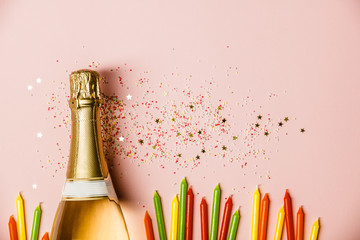 Flat lay of Celebration
