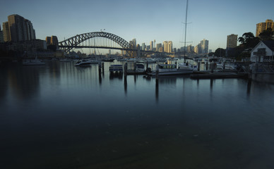 Sydney Harbor Bridge over Lavender Bay