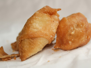 Indonesian street food small banana molen