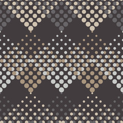 Seamless abstract geometric pattern. The texture of rhombus. The texture of the dots.  Textile rapport.