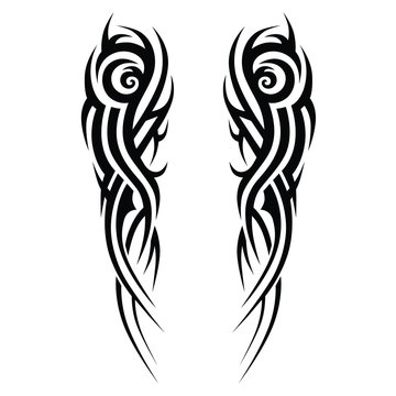 Tribal Arm Tattoo Images Browse 6 5 Stock Photos Vectors And Video Adobe Stock