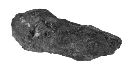 coal isolated on white background