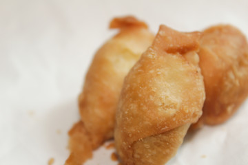 Indonesian street food small banana molen