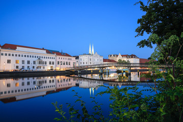 Fototapeta na wymiar The old town of Lübeck, Germany.