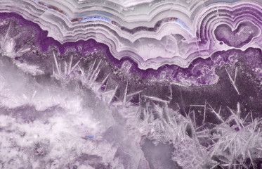purple line in grey agat texture