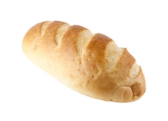 bread, loaf isolated on white background