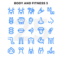 Dashed Outline Icons Pack for UI. Pixel perfect thin line vector icon set for web design and website application.
