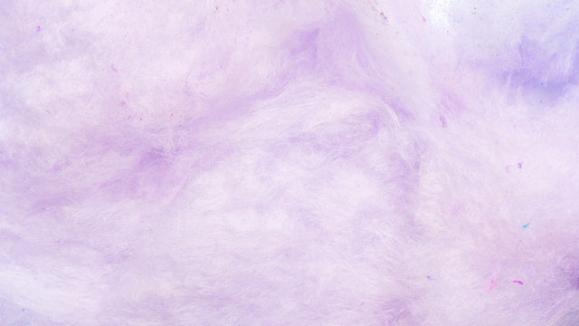 Close up of purple cotton candy for a background.
